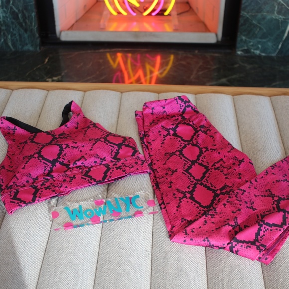 High Quality Printed snake Python pattern Set yoga - Picture 3 of 10